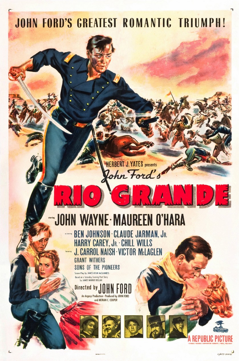 Affiche du film RIO GRANDE avec John Wayme