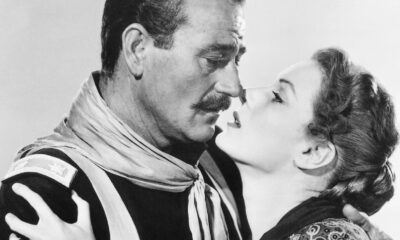 John Wayne et Maureen O'Hara dans le film de John Ford : RIO GRANDE