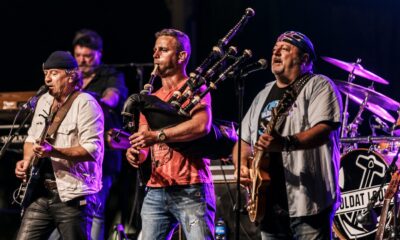 Le groupe de rock breton Soldat Louis le 24 juillet 2016 au festival de Cornouailles