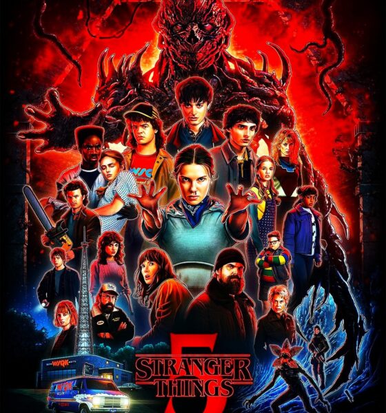Affiche de la saison 5 de la série Netflix STRANGER THINGS