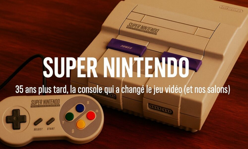 Console de jeux vidéo Super Nintendo
