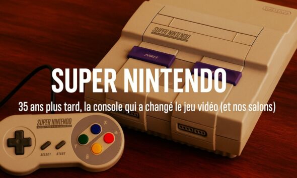Console de jeux vidéo Super Nintendo