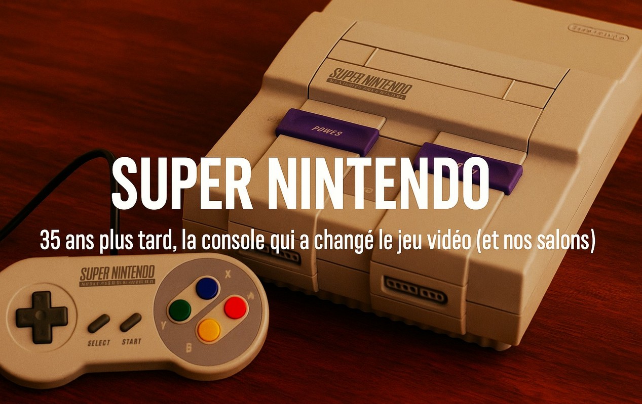 Console de jeux vidéo Super Nintendo