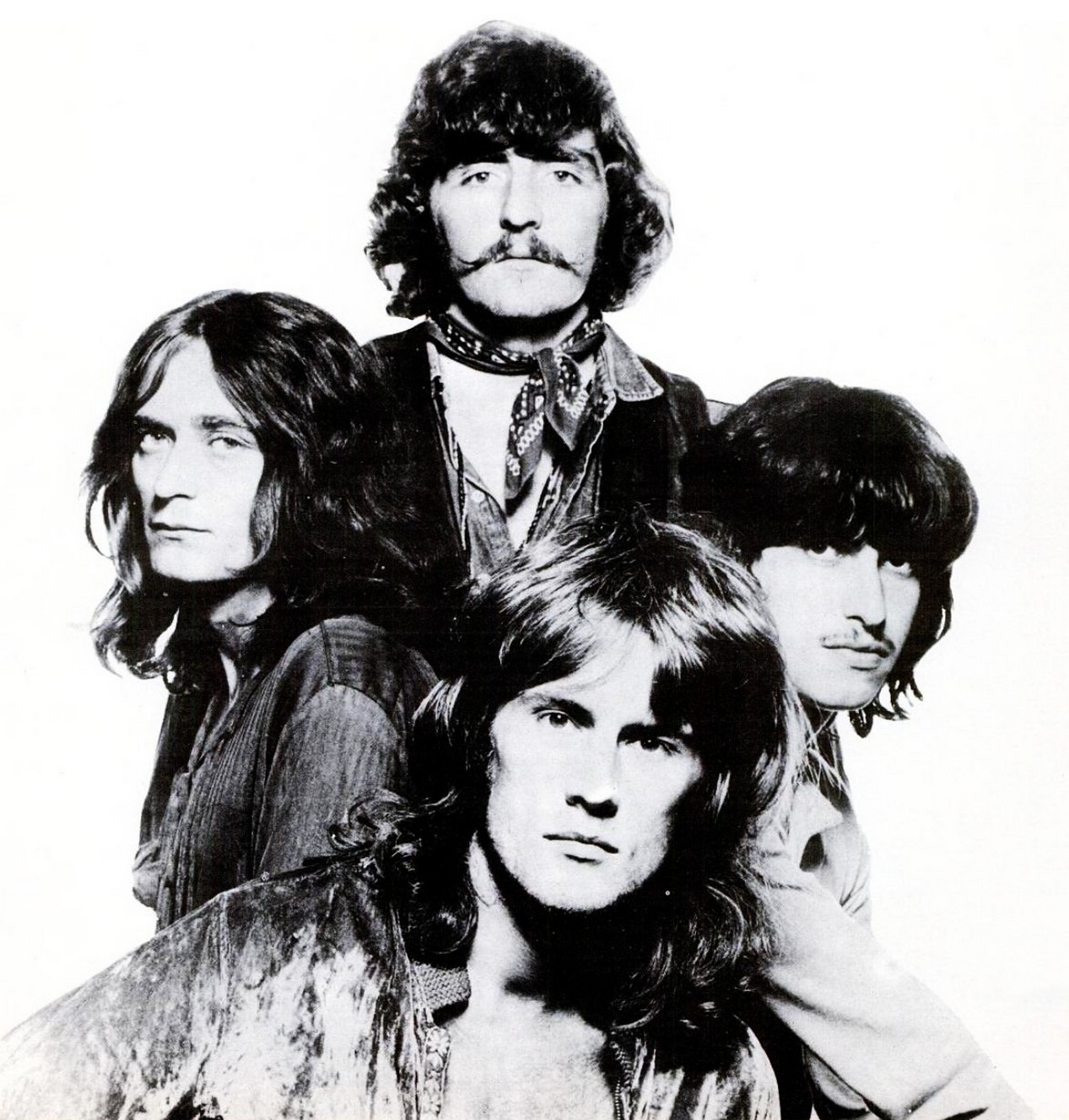 Le groupe anglais Ten Years After photo en noir et blanc