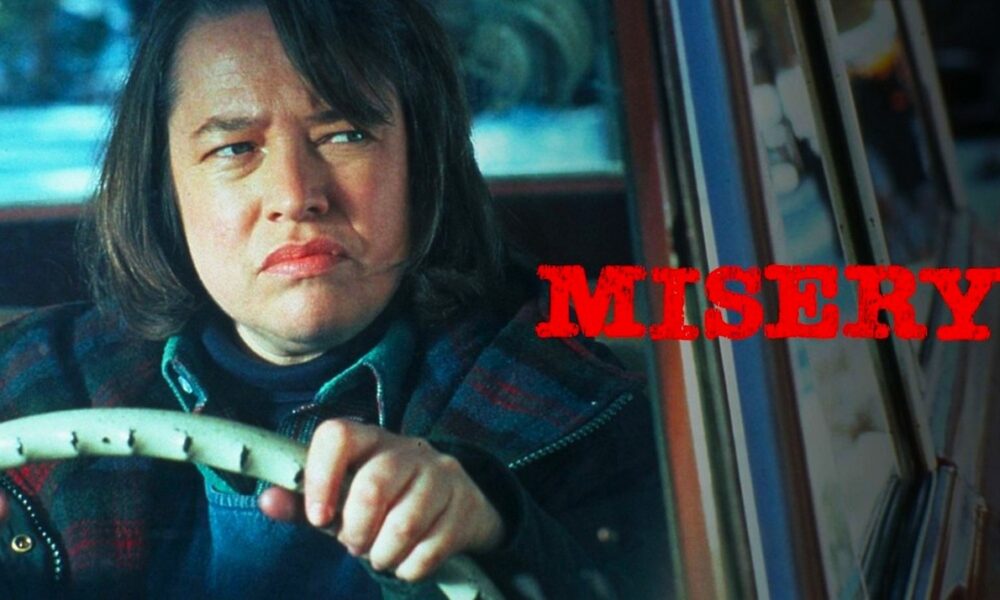 L'actrice américaine Kathie Bates dans le film Misery sorti en 1990
