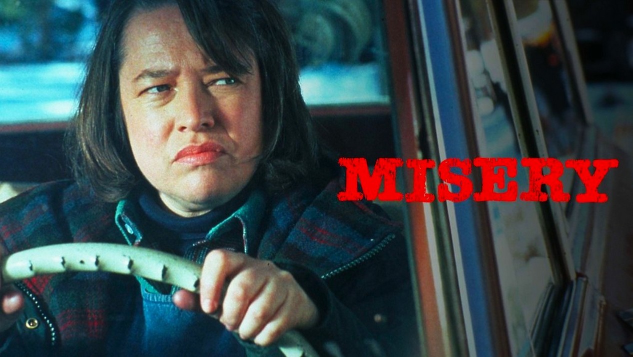 L'actrice américaine Kathie Bates dans le film Misery sorti en 1990