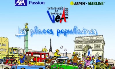 Affiche de la 26ème Traversée de Paris en véhicules anciens