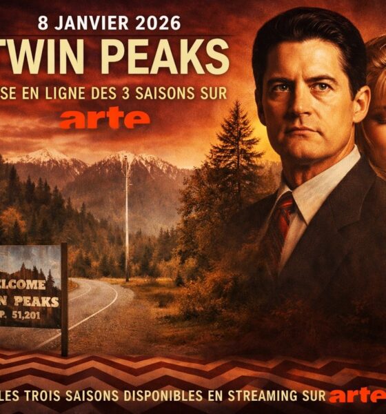 Mise en ligne le 8 janvier 2026 des 3 saisons de la série TWIN PEAKS