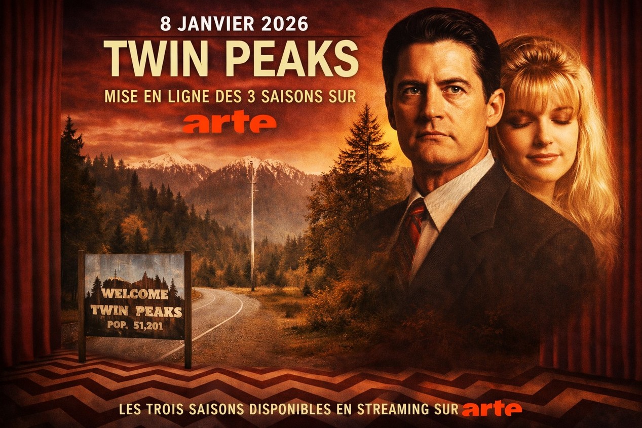 Mise en ligne le 8 janvier 2026 des 3 saisons de la série TWIN PEAKS