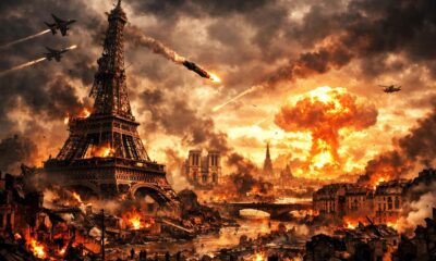 Illustration d'une troisième guerre mondiale en France