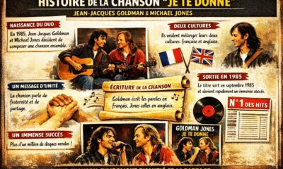Histoire de la chanson Je te donne écrite et chantée par Jean-Jacques Goldman et Michael Jones en 1985