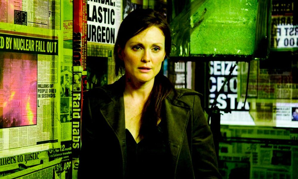 L'actrice Julianne Moore dans le film Les Fils de l'Homme