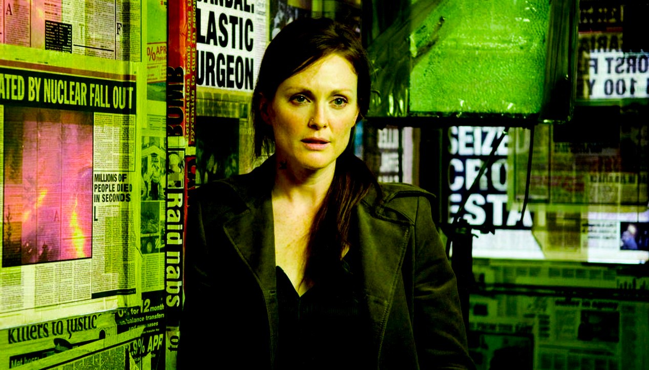 L'actrice Julianne Moore dans le film Les Fils de l'Homme