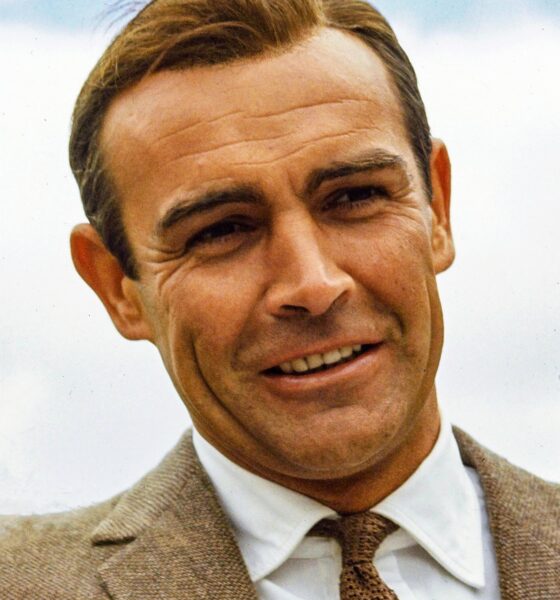 L'acteur britannique Sean Connery sur le tournage de James Bond en 1964