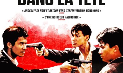 Affiche du film de John Woo Une balle dans la tête sorti en 1990 et ressorti le 4 février 2026 en version restaurée 4K
