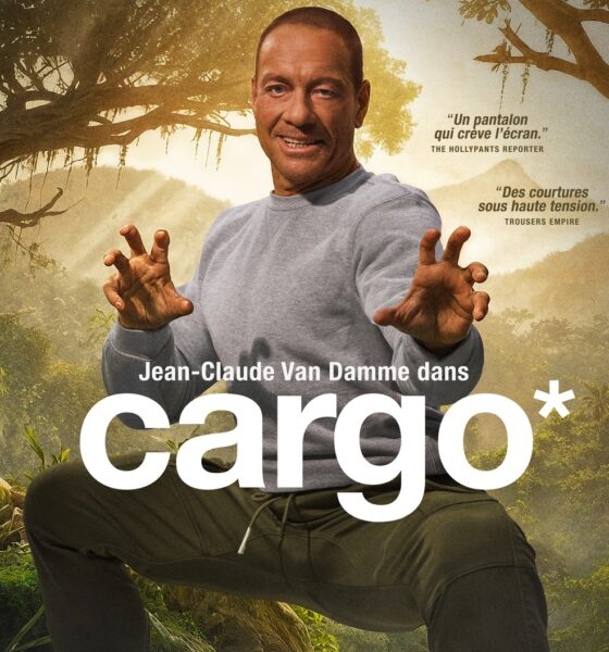 Affiche publicitaire de la marque Celio avec Jean Claude Van Damme pour la nouvelle collection de pantalons 2026