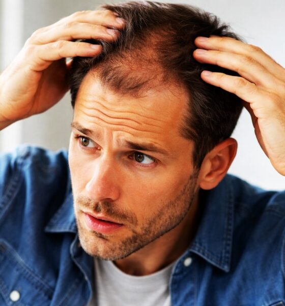 Homme qui perd ses cheveux
