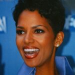L'actrice américaine Halle Berry photographiée à New-York le 4 avril 1997