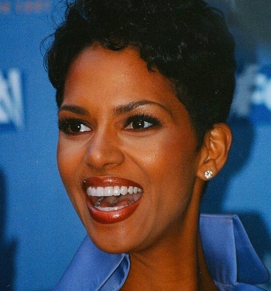 L'actrice américaine Halle Berry photographiée à New-York le 4 avril 1997