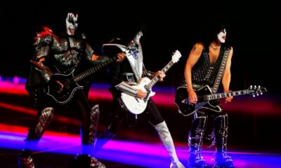 Le groupe de hard-rock américain KISS en concert à Bercy, à Paris, le 7 juin 2022