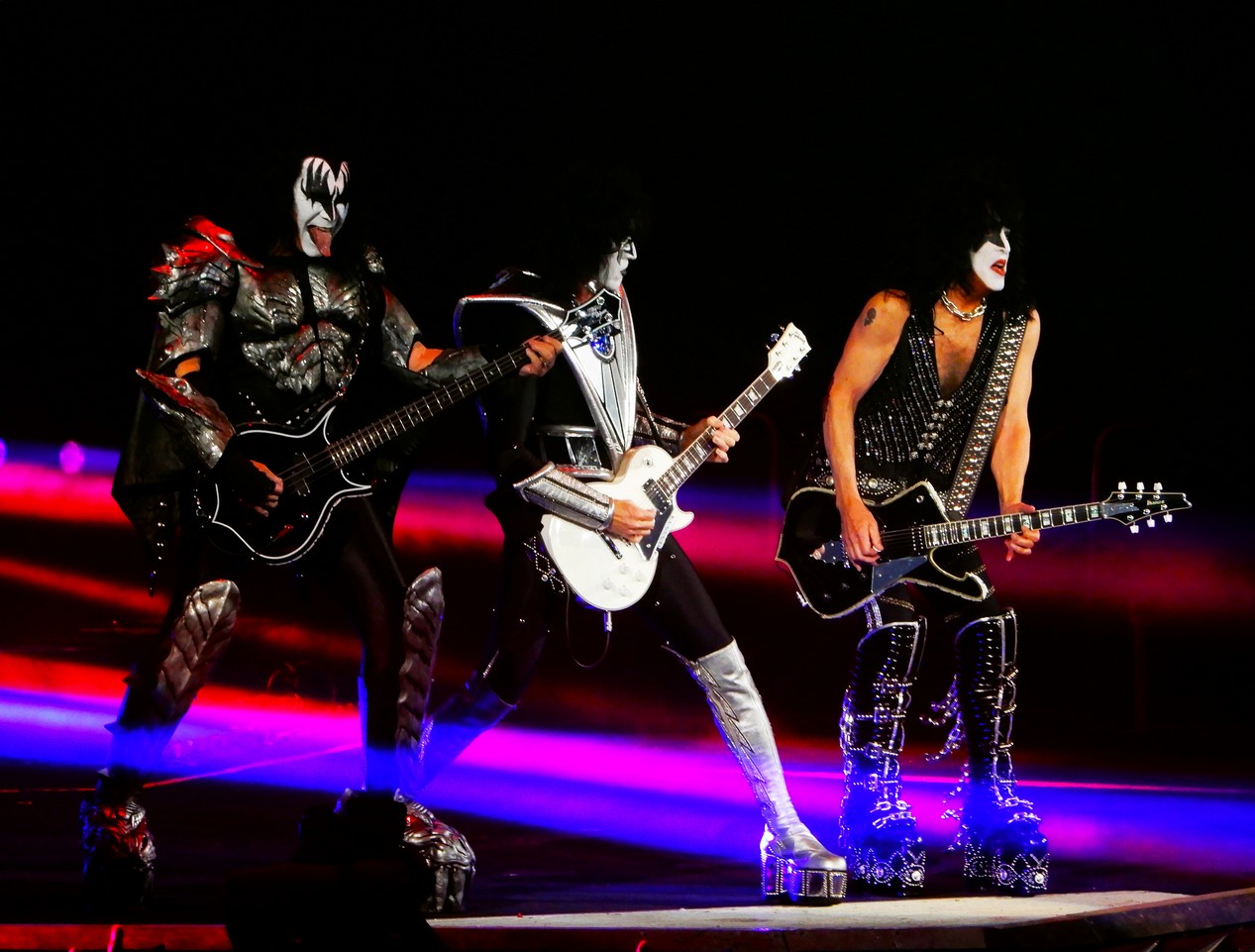Le groupe de hard-rock américain KISS en concert à Bercy, à Paris, le 7 juin 2022