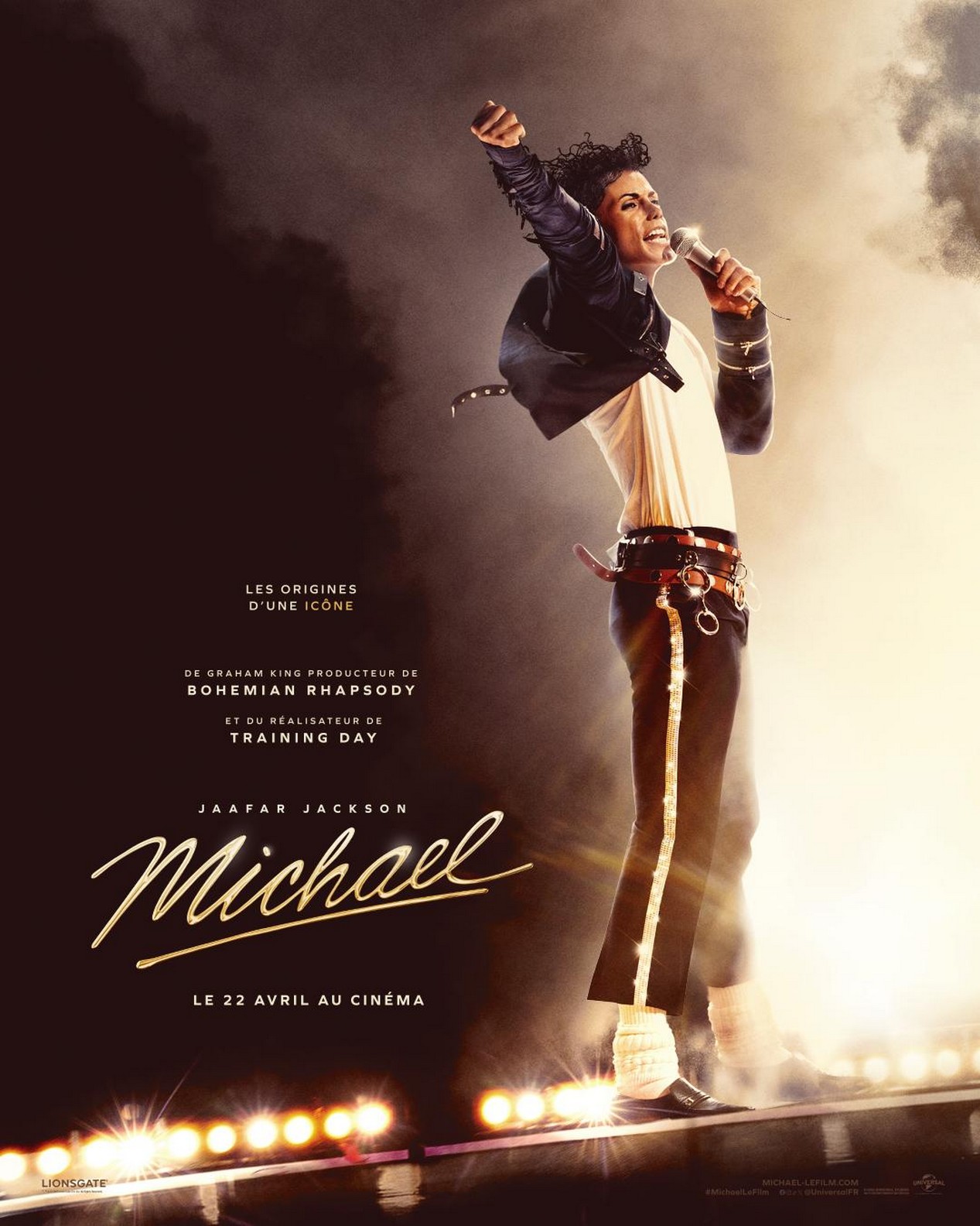 Affiche du film biopic sur Michael Jackson : Michael