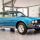 Concept de break de chasse Peugeot 504 Riviera couleur bleue