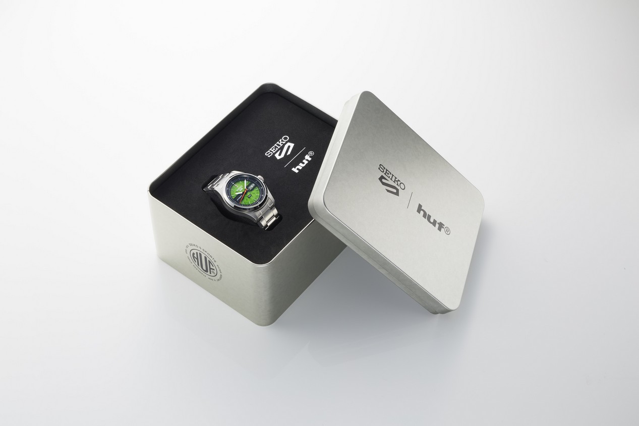 Nouvelle montre Seiko 5 Sports HUF verte sortie en mars 2026