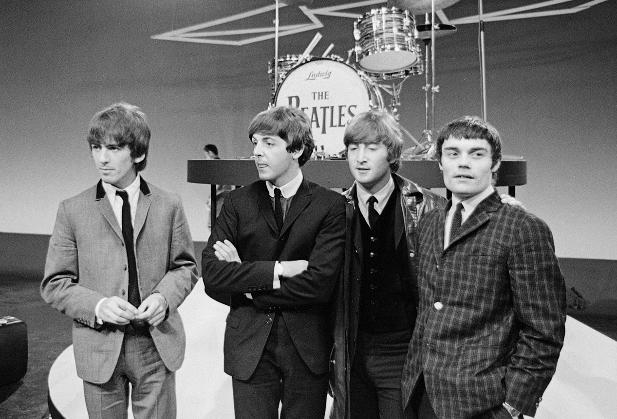 Les Beatles le 5 juin 1964 à Treslong aux Pays-Bas