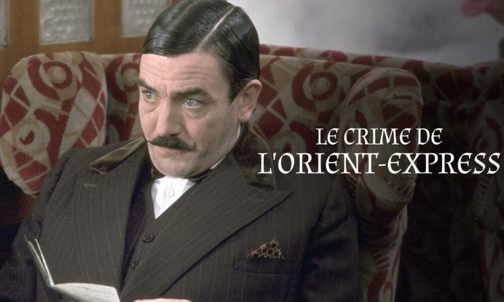 L'acteur britannique Albert Finney dans le rôle du détective Hercule Poirot dans le film Le Crime de L'Orient Express en 1974