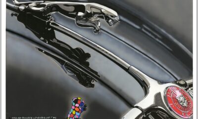 Peinture de Jaguar ancienne par BIXHOPE ART