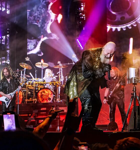 Le groupe de hard-rock anglais Judas Priest en concert le 19 juin 2024 à Madrid