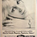 Publicité vintage pour les montres Kelton