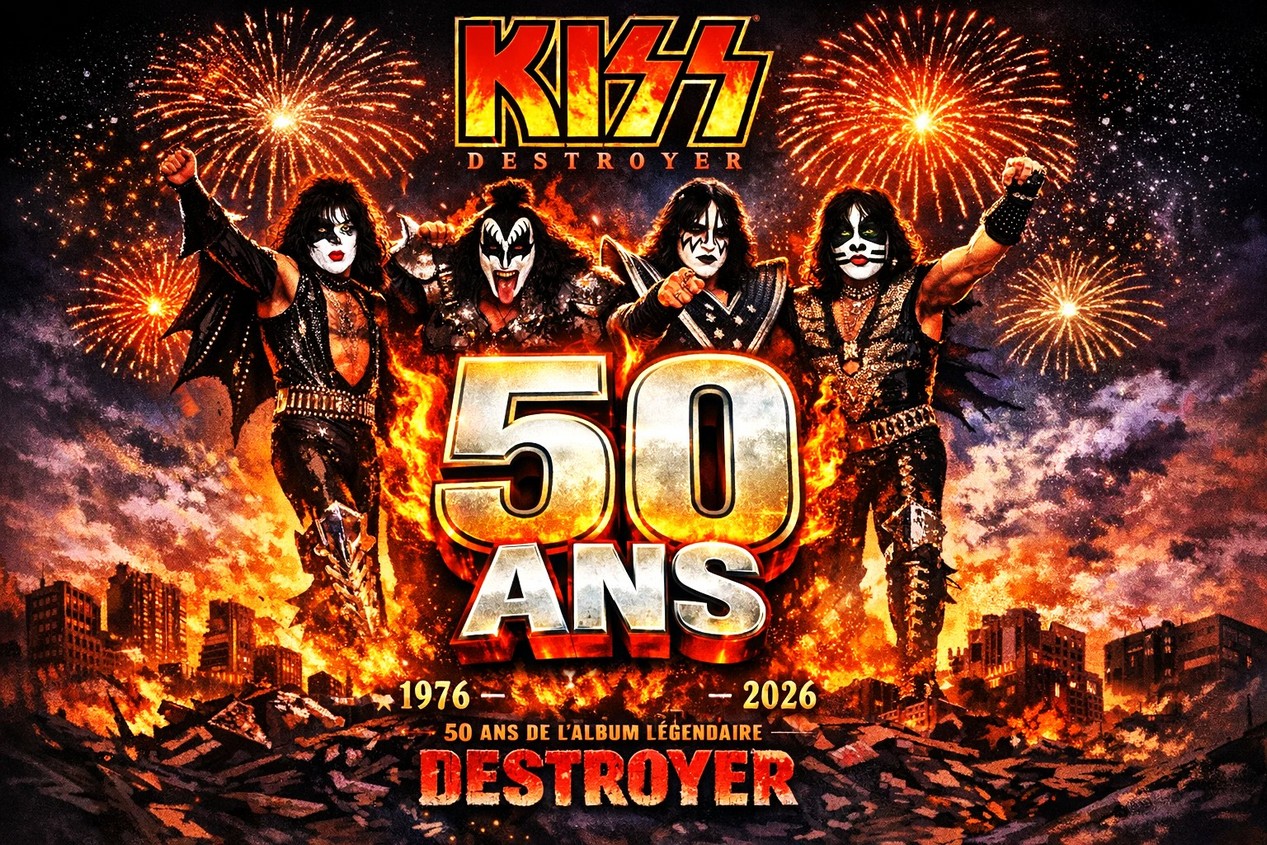 L'album Destroyer de Kiss fête ses 50 ans