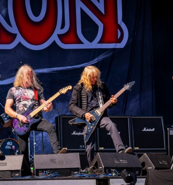 Le groupe anglais de hard rock Saxon sur scène à Oslo en 2024