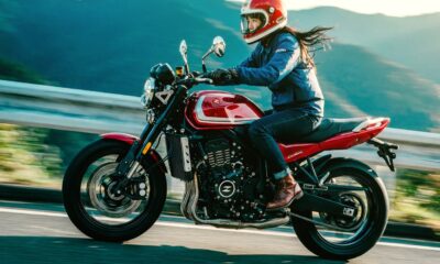 Nouveau modèle de moto de la marque ZXMOTO : la 500F couleur rouge