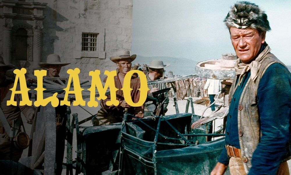 Affiche du film Alamo tourné par et avec John Wayne en 1960