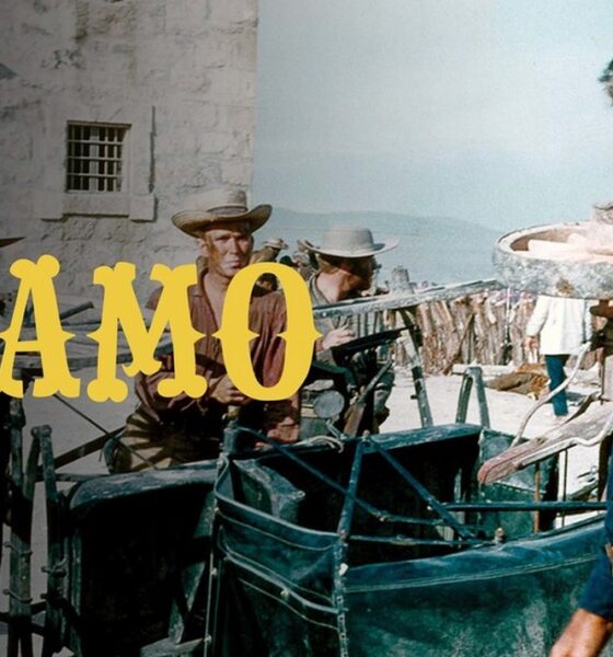 Affiche du film Alamo tourné par et avec John Wayne en 1960