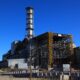 réacteur numéro 4 de la centrale nucléaire de tchernobyl en 2010