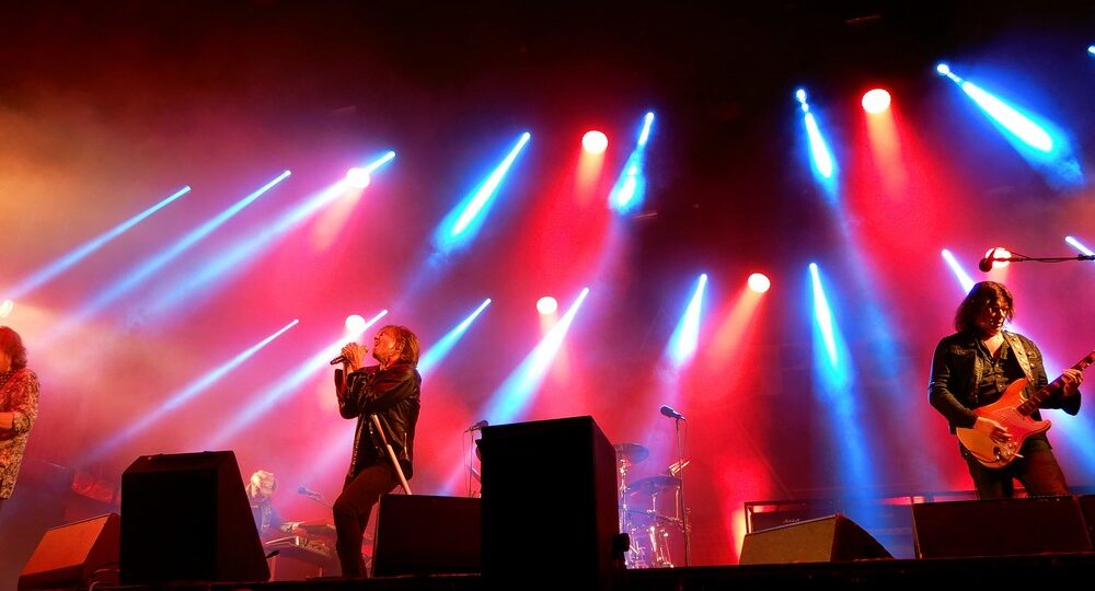 Le groupe de rock suédois Europe sur scène en 2019