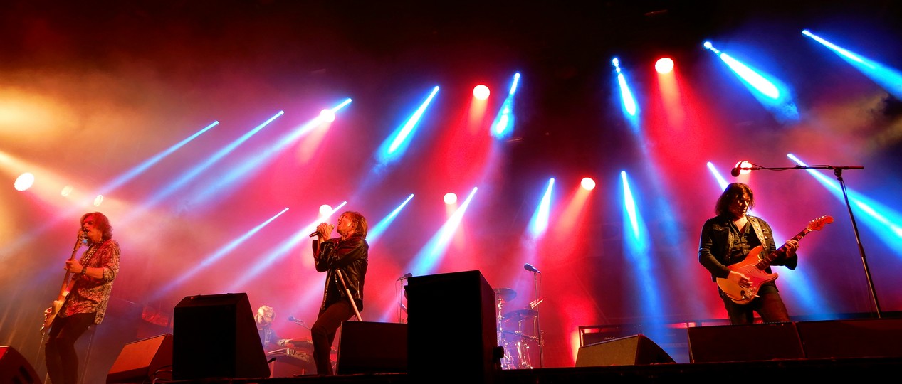 Le groupe de rock suédois Europe sur scène en 2019