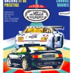 Affiche du salon de voitures anciennes Les Mille Soupapes de Vannes les 25 et 26 avril 2026