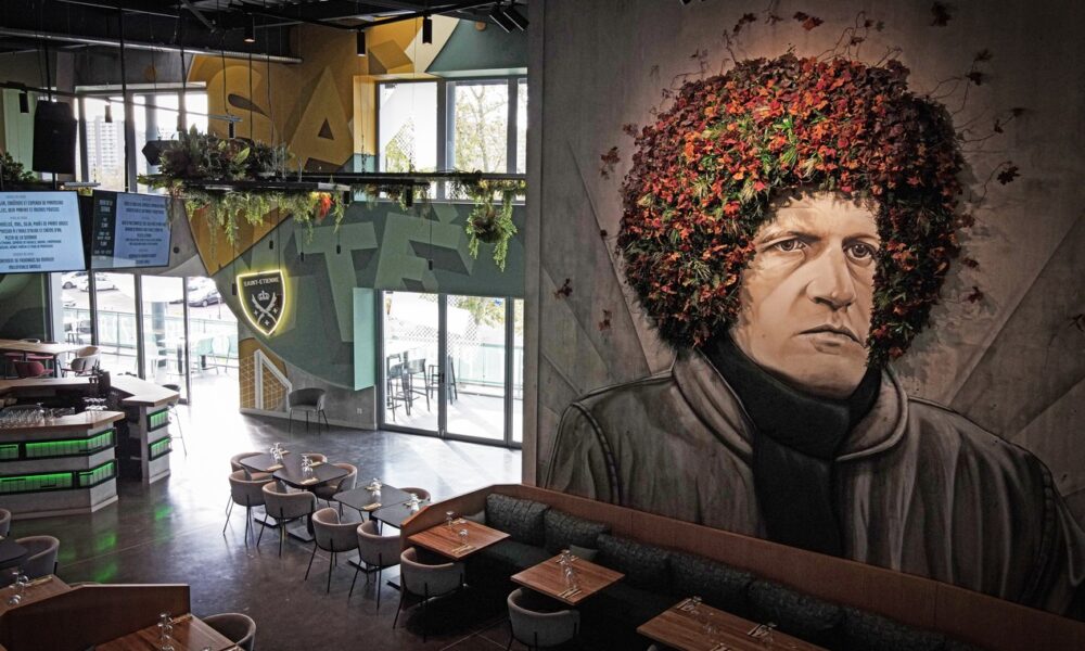 Le footballeur Robert Herbin joueur de l'ASSE