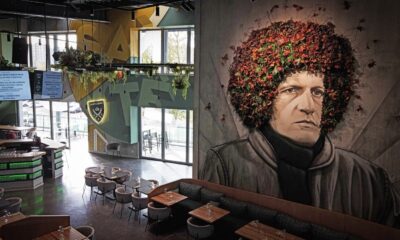 Le footballeur Robert Herbin joueur de l'ASSE