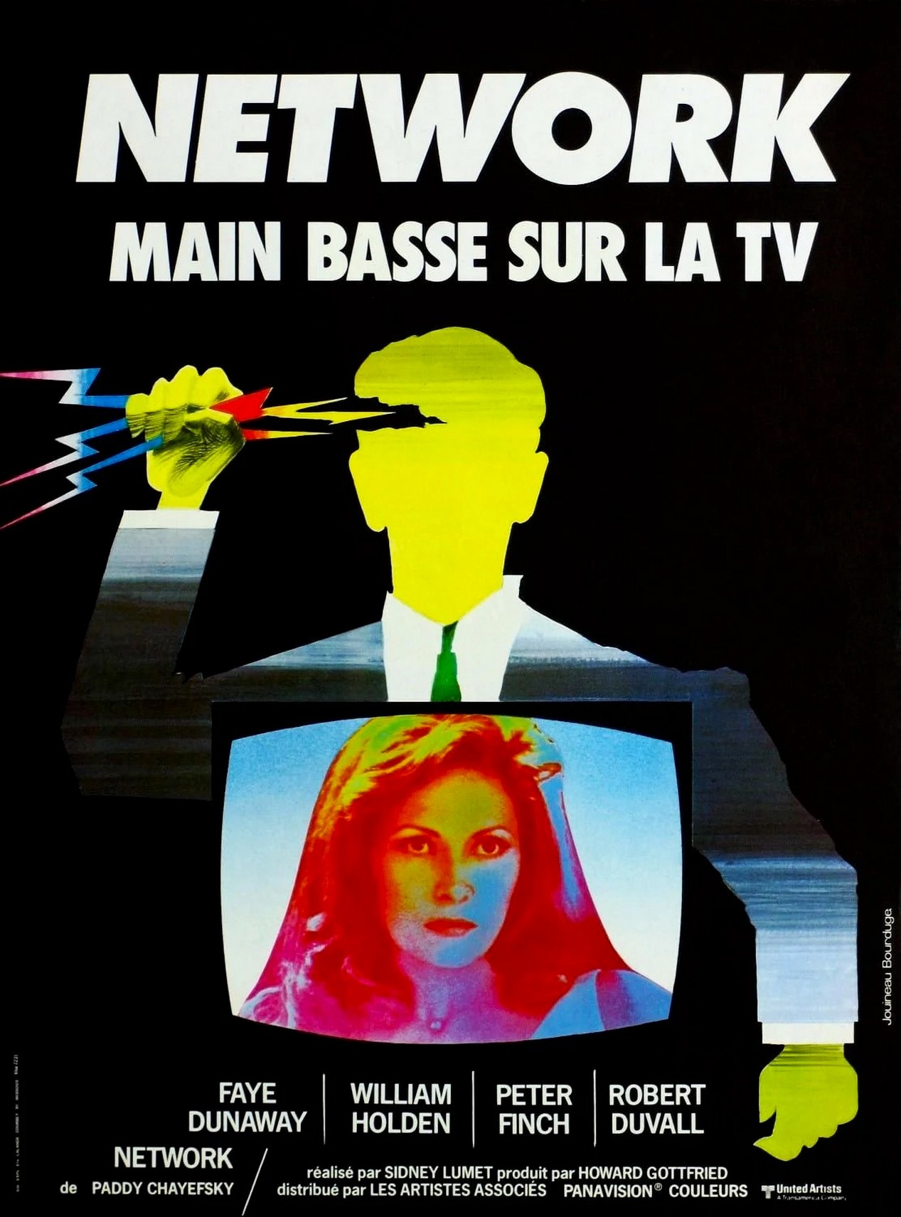 Affiche du film Network sorti en 1976