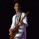 Le chanteur Prince à Coachella sur scène le 26 avril 2008