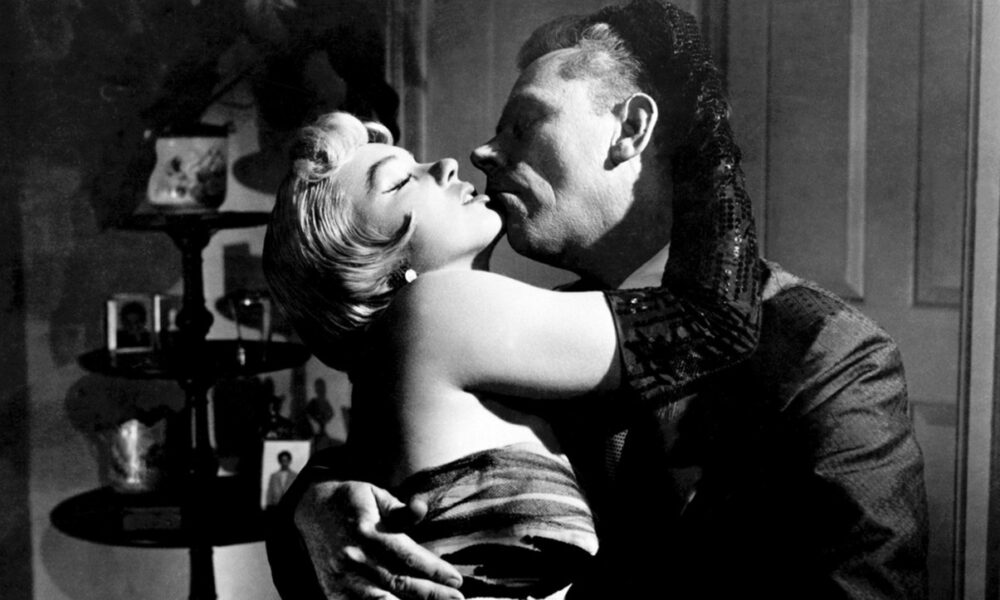 Marilyn Monroe et Tom Ewell sur le tournage du film 7 ans de réflexion sorti en 1955