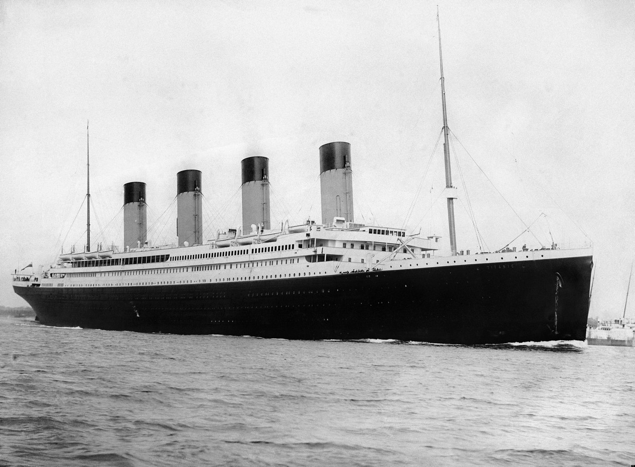 Paquebot le Titanic le 10 avril 1912