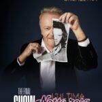 Affiche de la tournée mondiale 2026 du chanteur italien Umberto Tozzi