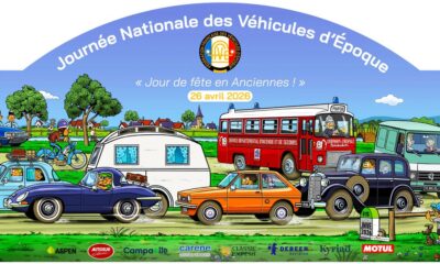 affiche de la journée nationale des véhicules d'époque le 26 avril 2026